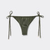 Satin-Bikinihosen im Brazilian-Bikini-Stil