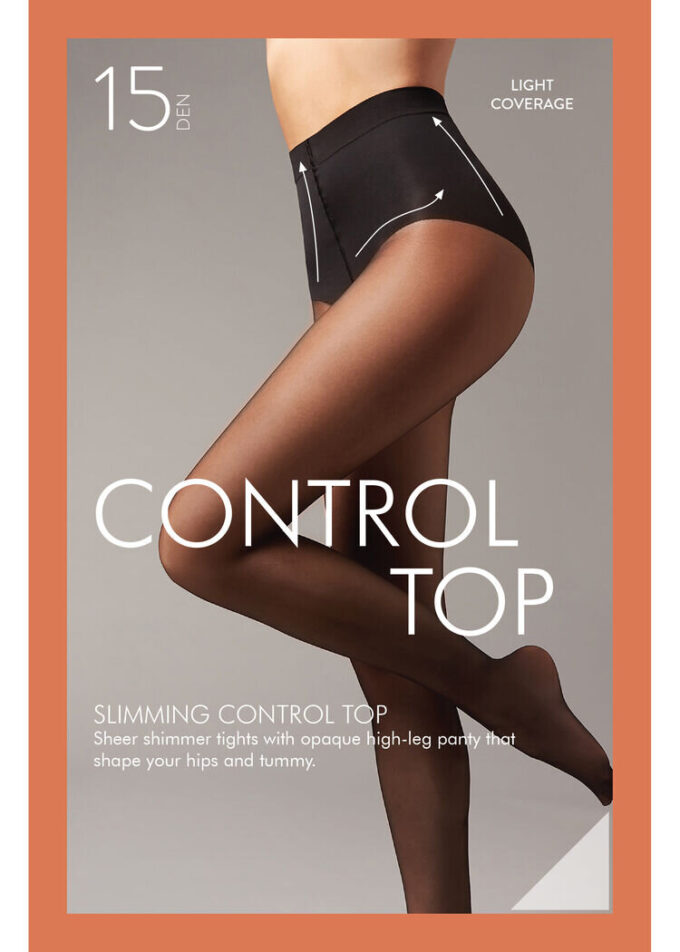 Sheer Control Control Top 15 Denier Strumpfhose