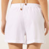 Shorts aus Leinen und Viskose