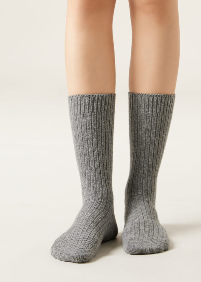 Socken aus Wolle und Kaschmir