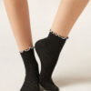 Socken mit Mikro-Punkten