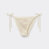 String-Bikinihose aus Pailletten-Netz