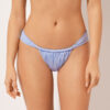 String-Bikinihose im Brazilian-Bikini-Stil aus glänzendem Satin