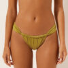 String-Bikinihose im Brazilian-Bikini-Stil aus glänzendem Satin