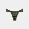String-Bikinihose im Brazilian-Bikini-Stil aus glänzendem Satin