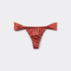 String-Bikinihose im Brazilian-Bikini-Stil aus glänzendem Satin