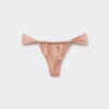 String-Bikinihose im Brazilian-Bikini-Stil aus glänzendem Satin