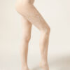 Strumpfhose mit Blumenmuster