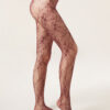 Strumpfhose mit Blumenmuster