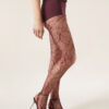 Strumpfhose mit Blumenmuster