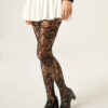 Strumpfhose mit Blumenmuster