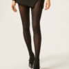 Strumpfhose mit Rautenmuster
