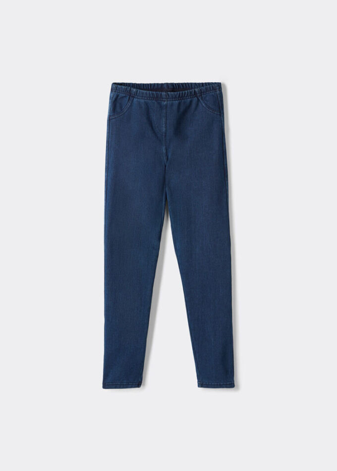 Thermal-Denim-Jeansleggings für Mädchen