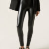 Thermal-Leggings aus Kunstleder