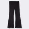Thermal-Leggings für Mädchen mit ausgestelltem Bein