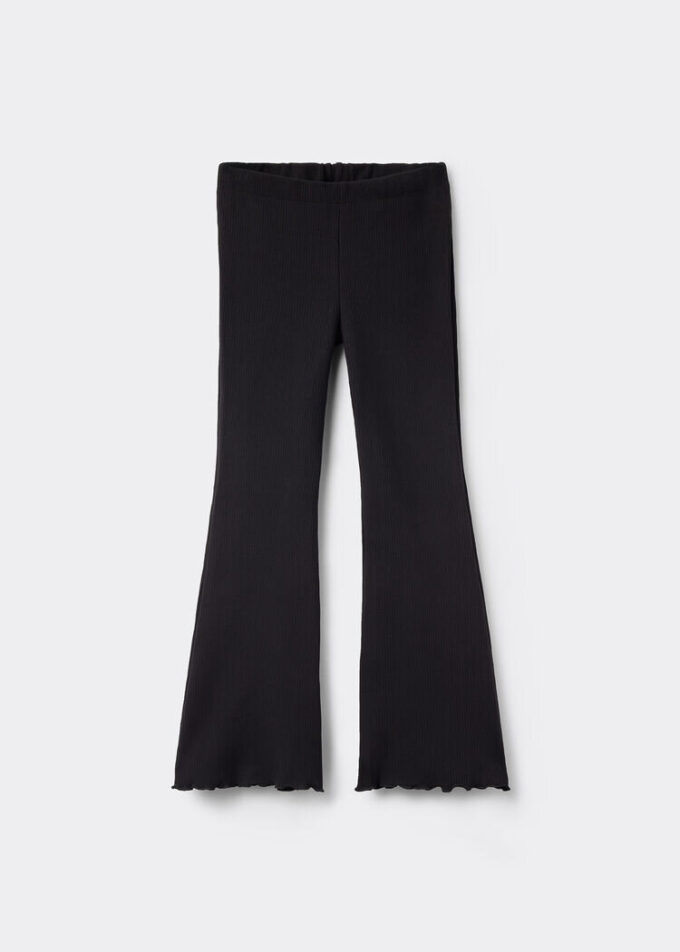 Thermal-Leggings für Mädchen mit ausgestelltem Bein