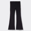 Thermal-Leggings für Mädchen mit ausgestelltem Bein