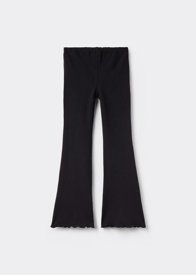Thermal-Leggings für Mädchen mit ausgestelltem Bein