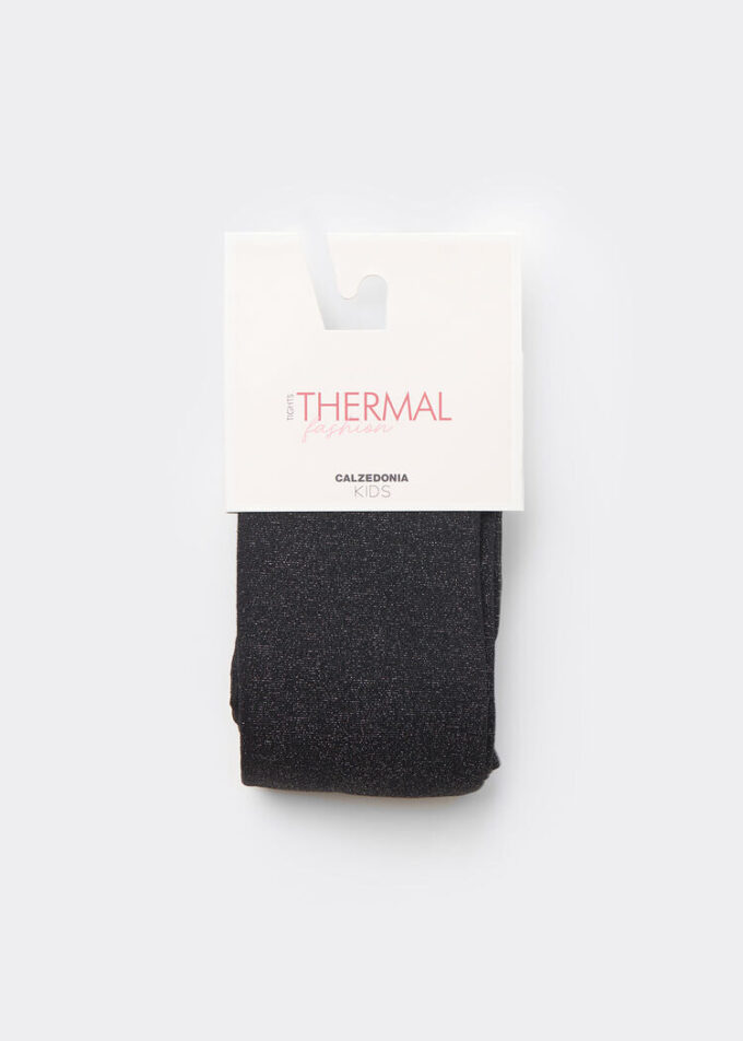 Thermal-Strumpfhose für Mädchen mit Glitzer