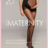 Transparente 20-Denier-Maternity-Strumpfhose mit durchsichtigem Herz
