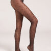 Transparente 30-Denier-Strumpfhose mit Mini-Herzen
