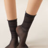 Transparente kurze Socken