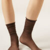 Transparente kurze Socken