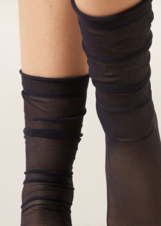Transparente kurze Socken