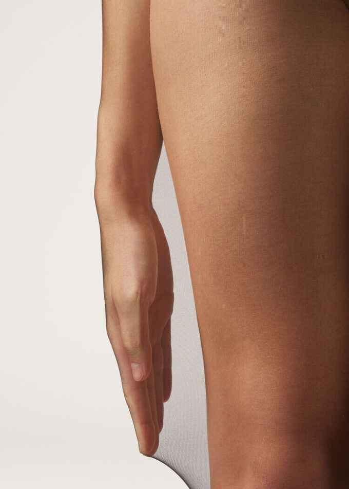 Transparente, matte 20-Den-Strumpfhose