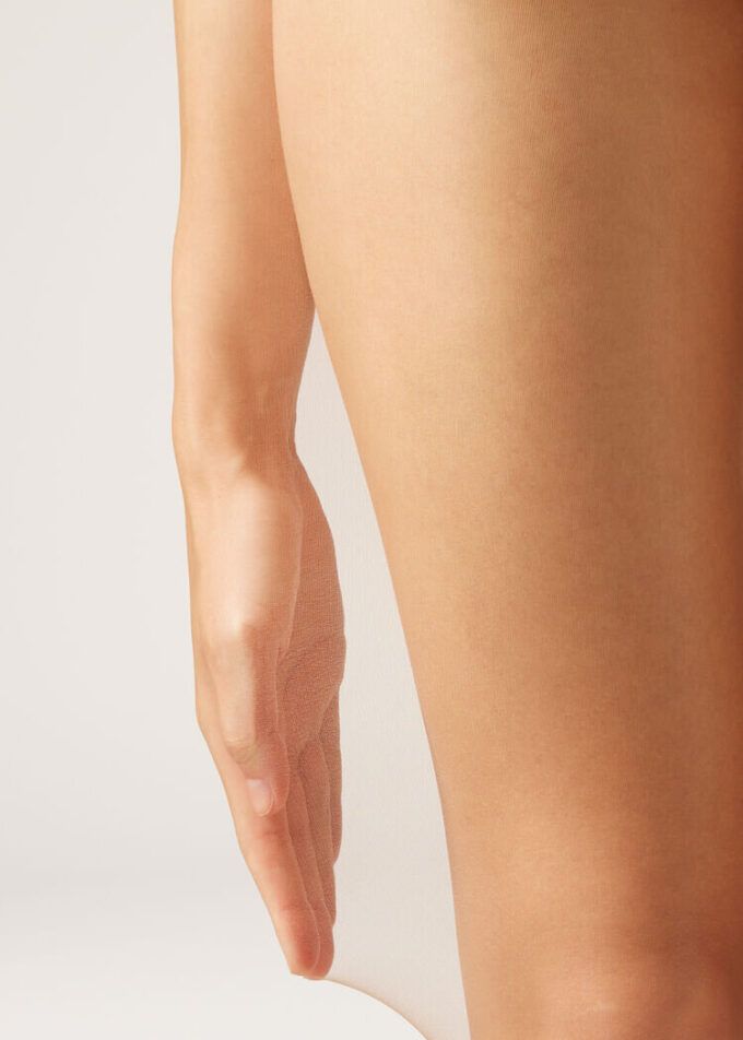 Transparente, matte, Resistant-8-Den-Strumpfhose