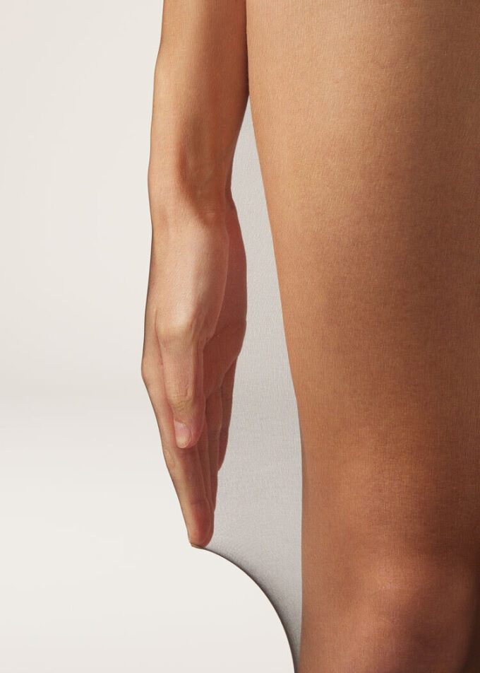 Transparente, matte Second-Skin-Strumpfhose, Resistant, 15 Denier