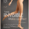 Transparente, matte Strumpfhose mit Make-up-Effekt, 15 Denier