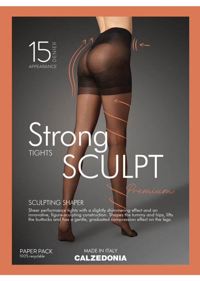 Transparente Strong Sculpt 15-Denier-Strumpfhose