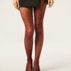 Transparente Strumpfhose mit Polka-Dot-Muster
