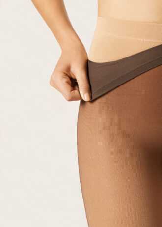 Transparente Thermal-Strumpfhose