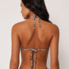 Triangel-Bikinioberteil Classic Snake