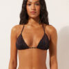 Triangel-Bikinioberteile Dark Animalier Triangel-Bikinioberteile Dark Animalier
