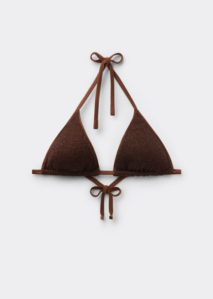 Triangel-Bikinioberteile Metallic Glow