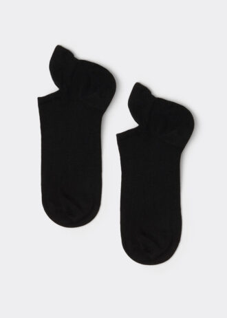 Unisex-No-Show-Socken aus Baumwolle mit hinterer Lasche