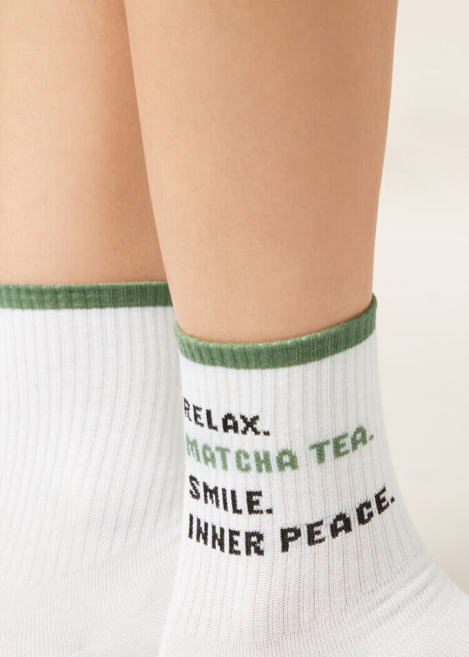 Wellness-Socken mit Botschaft